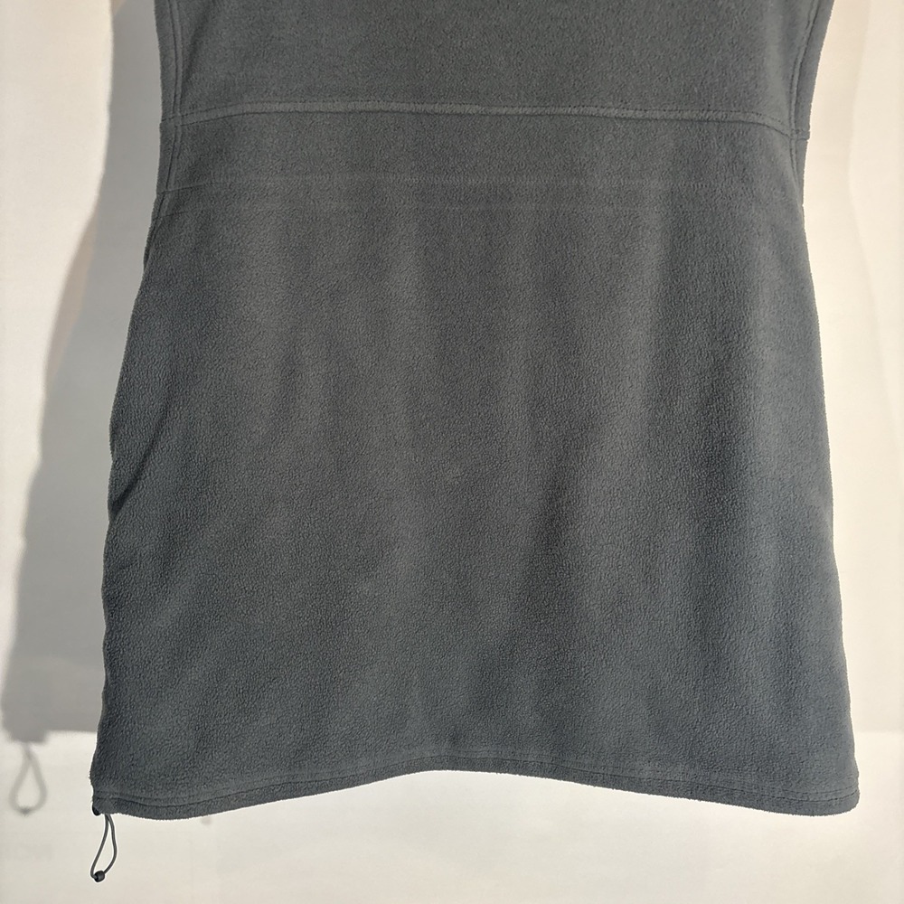 HIPPO Fleece Vest Gray Heathered Full Zip Pockets Logo Men's Size XL VTG - Picture 12 of 12